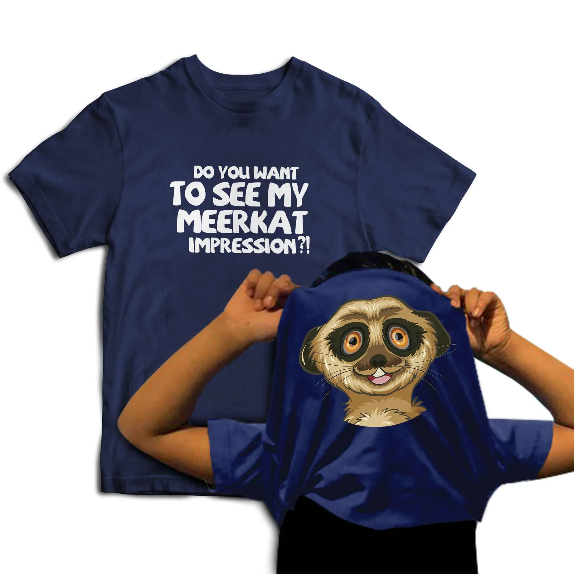 Reality Glitch Do You Want To See My Meerkat Impression? Flip Kids T-Shirt