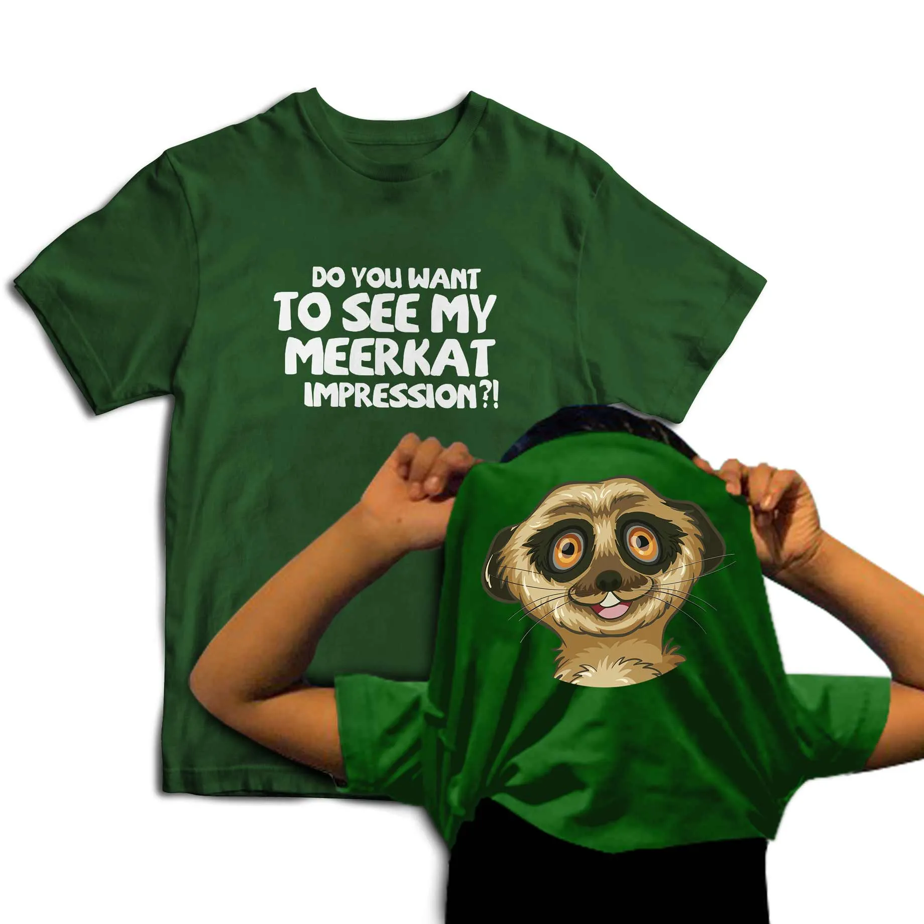 Reality Glitch Do You Want To See My Meerkat Impression? Flip Kids T-Shirt