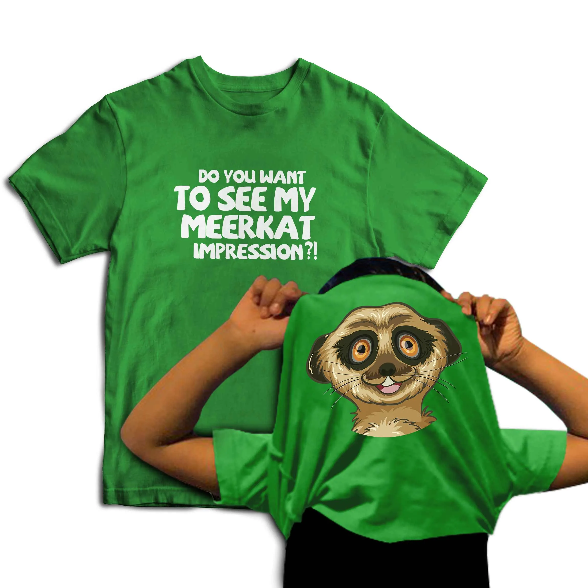 Reality Glitch Do You Want To See My Meerkat Impression? Flip Kids T-Shirt