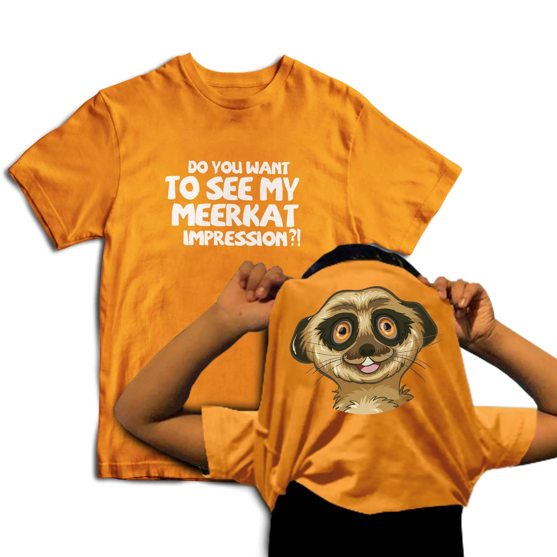 Reality Glitch Do You Want To See My Meerkat Impression? Flip Kids T-Shirt