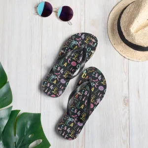 Reel Ladies Fish Flip Flops
