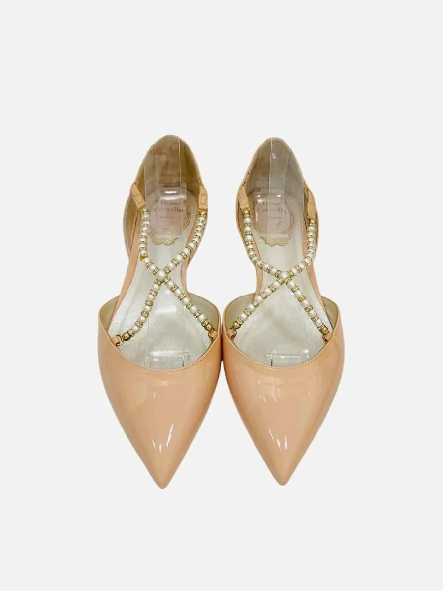 RENE CAOVILLA Pink Flats 36