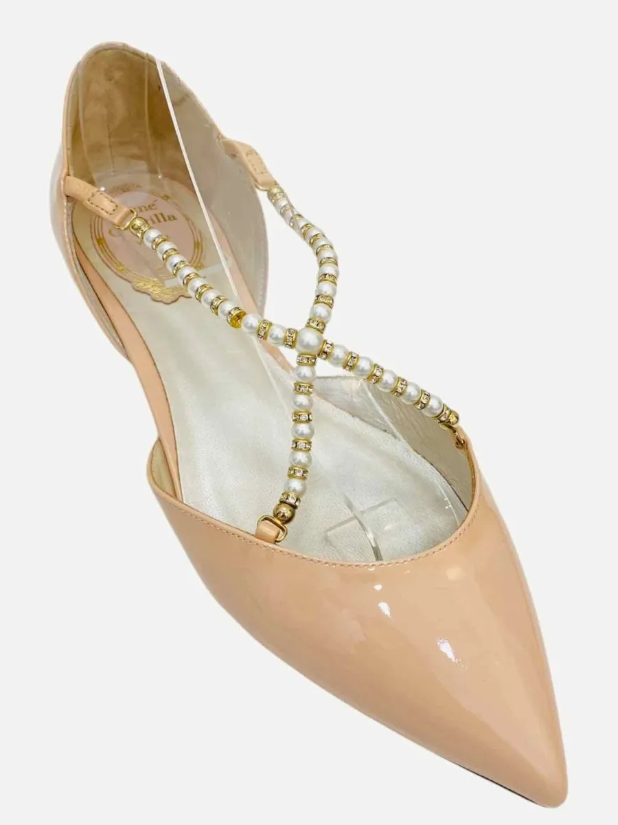 RENE CAOVILLA Pink Flats 36