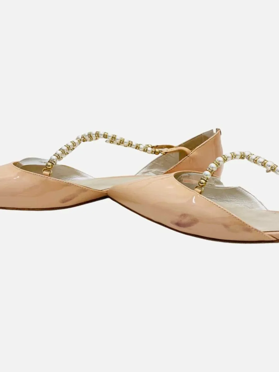 RENE CAOVILLA Pink Flats 36