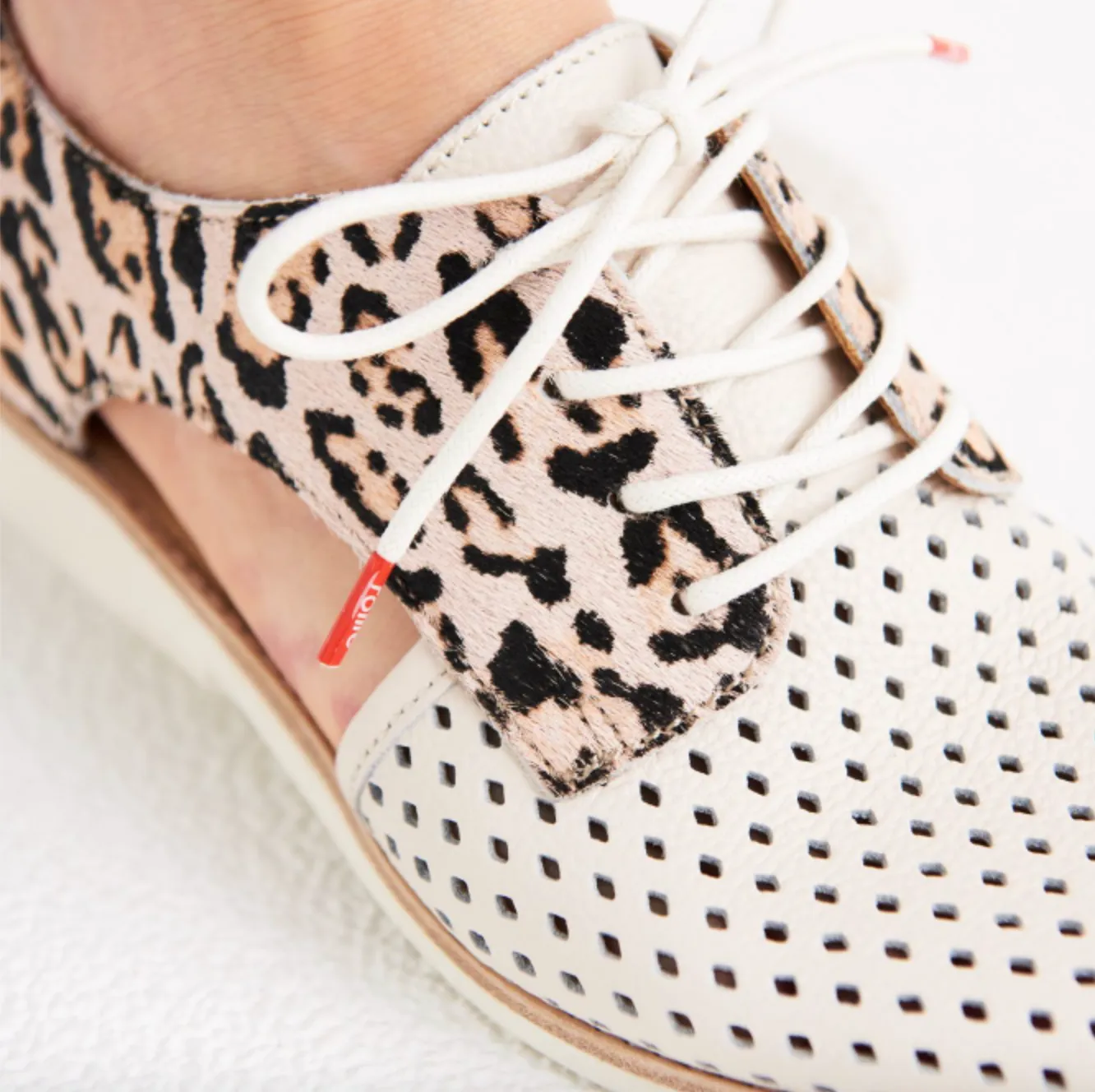 Rollie Nation Ladies Sidecut Bone Leopard