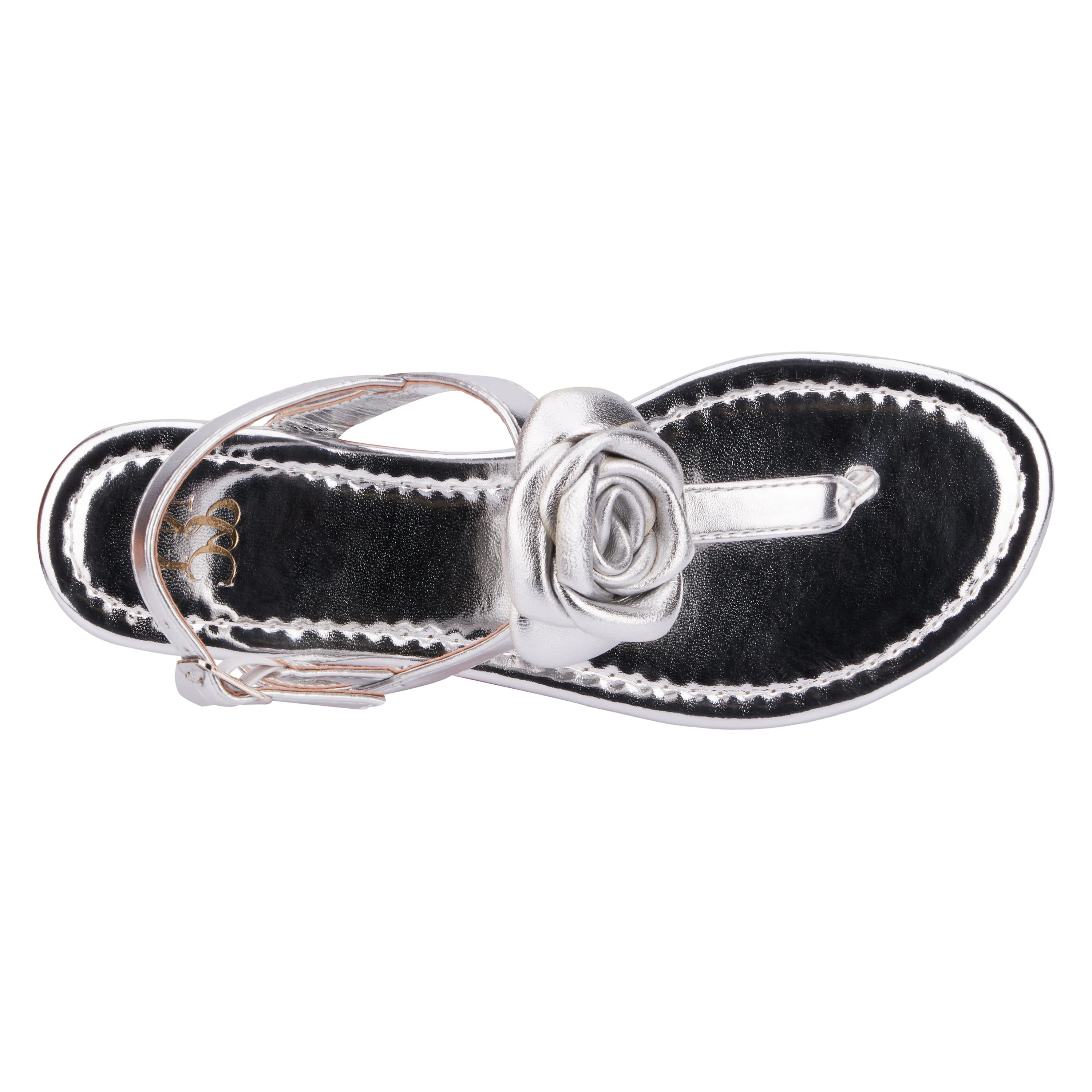 Rosette T-Strap Flats