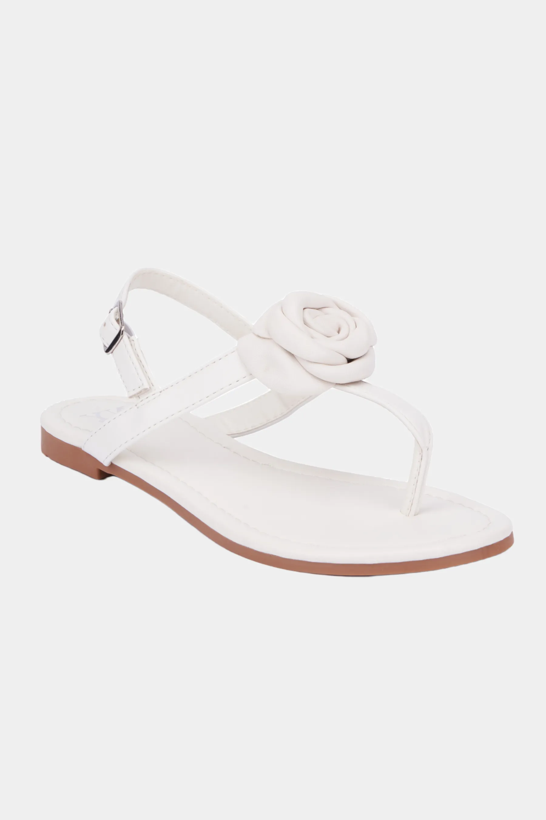 Rosette T-Strap Flats