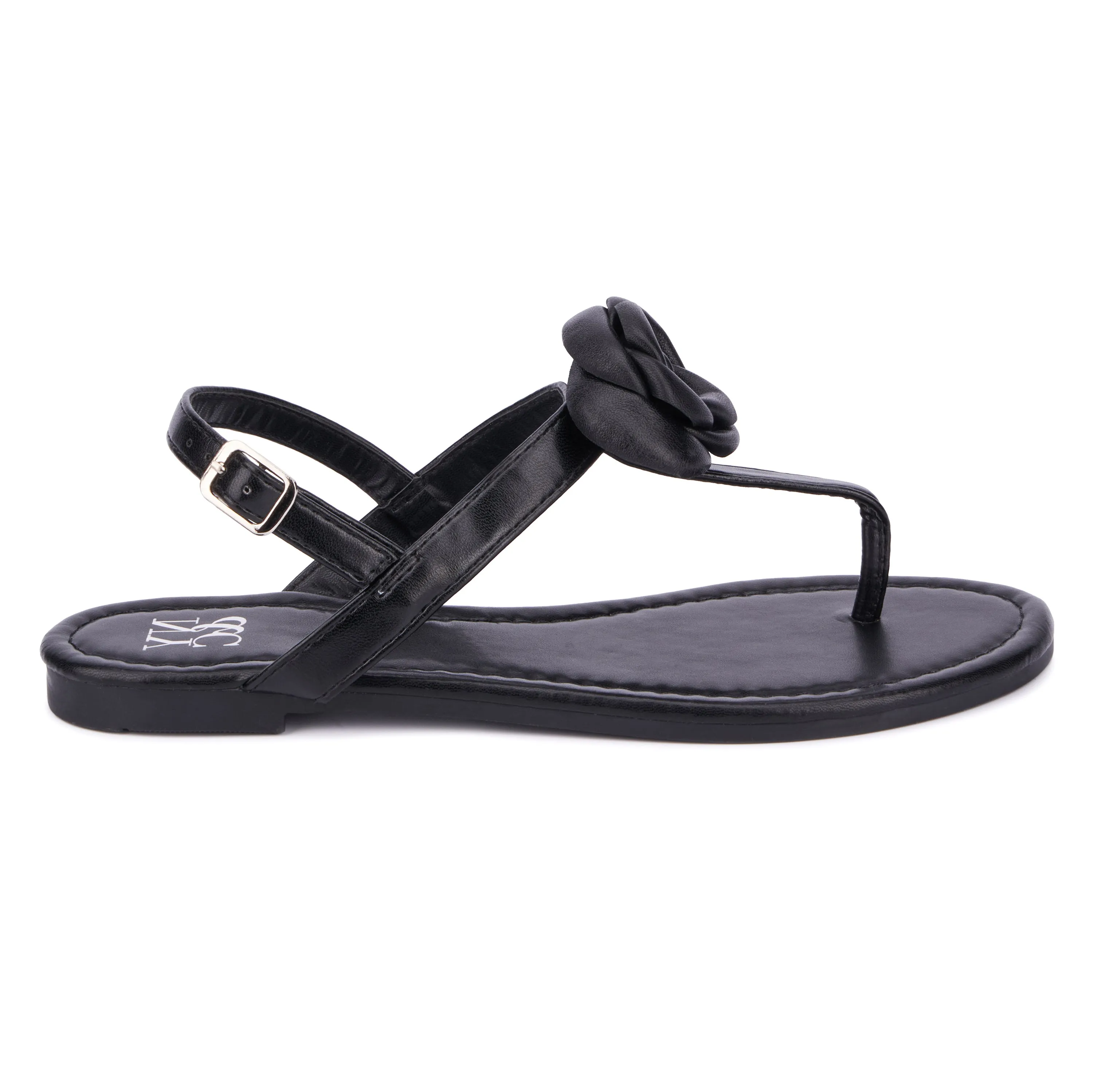 Rosette T-Strap Flats