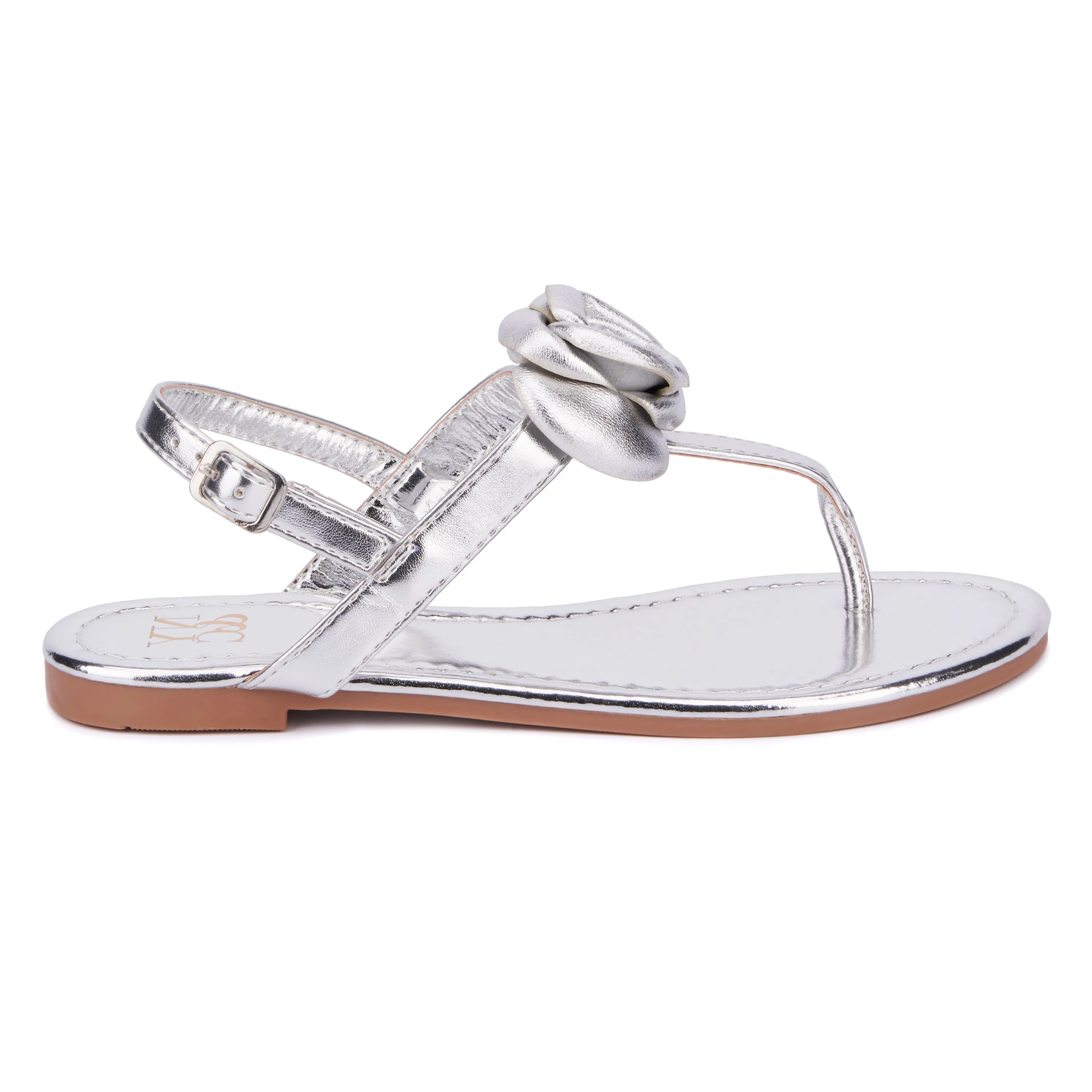 Rosette T-Strap Flats