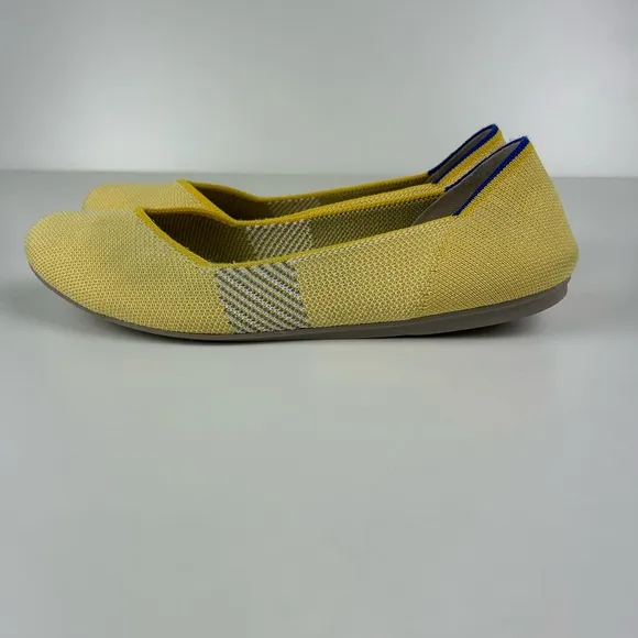 ROTHY SUNSHINE ROUND TOE FLATS SIZE 9