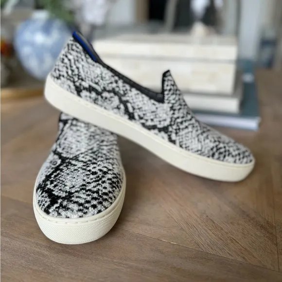 Rothy’s Retired The Original Slip On Sneaker in Python Size 8.5