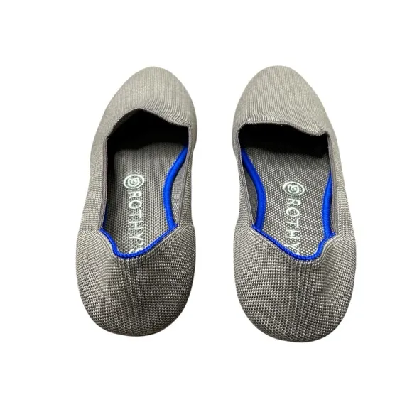 Rothy’s The Loafer Mocha 8.5 Gray Taupe Slip On Flats