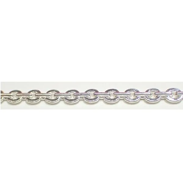 Round (Flat, Fancy) in Silver Plated, Yellow Gold Plated, Pink Gold Plated (3.5mm) #063CH0006 - PER METRE