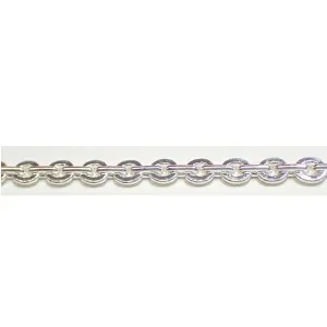 Round (Flat, Fancy) in Silver Plated, Yellow Gold Plated, Pink Gold Plated (3.5mm) #063CH0006 - PER METRE