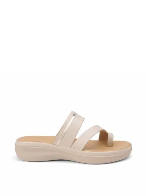Round Toe Flat Sandals