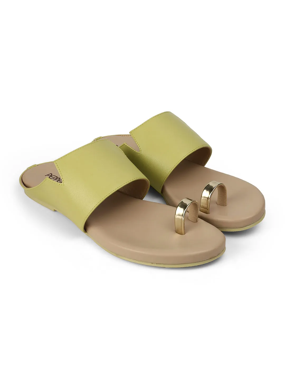 Round Toe Flats
