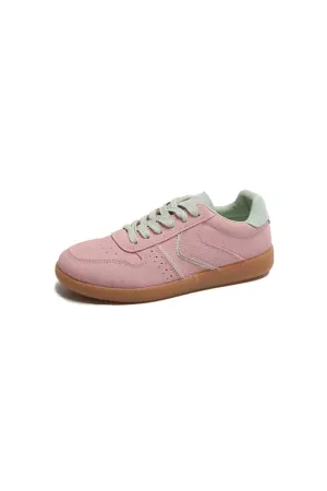 Round Toe Lace Up Sneakers