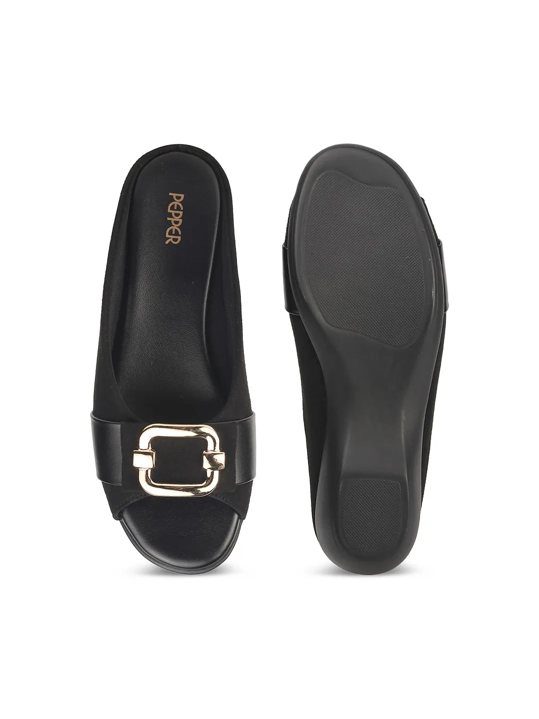 Round Toe Mules