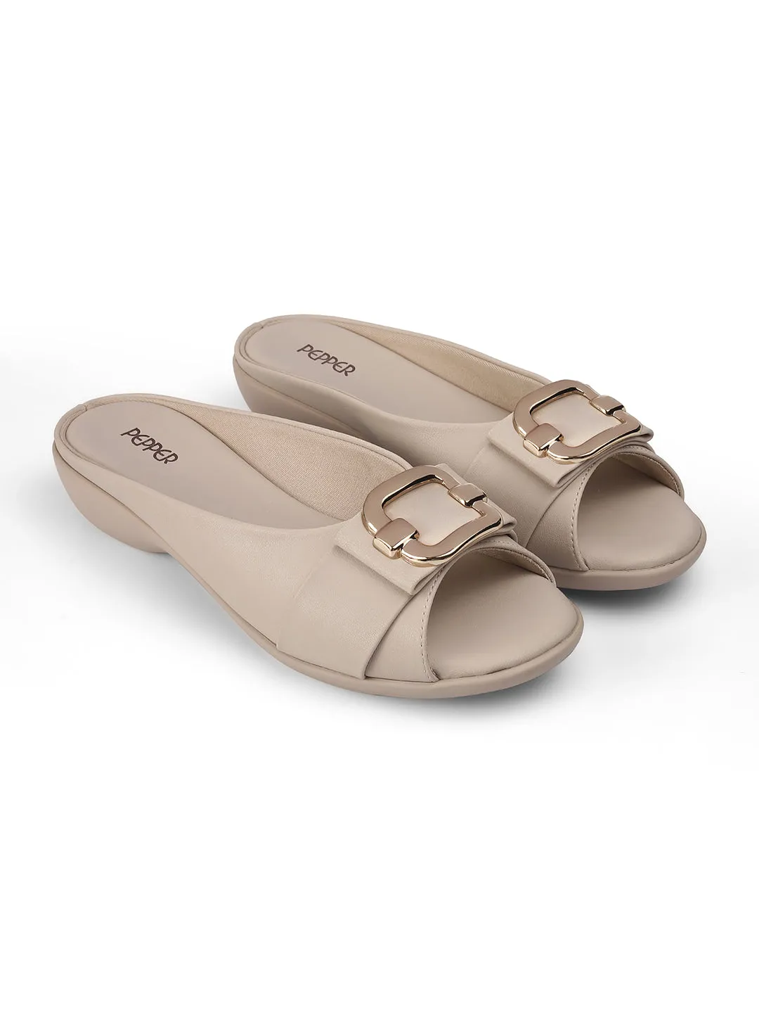 Round Toe Mules