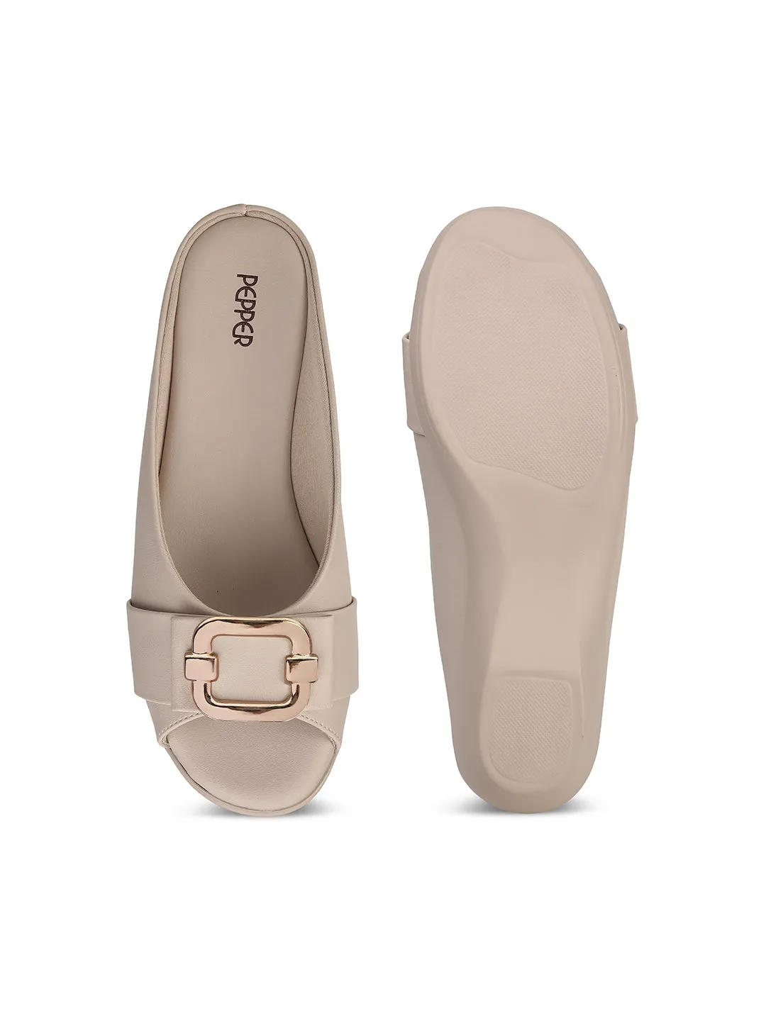 Round Toe Mules