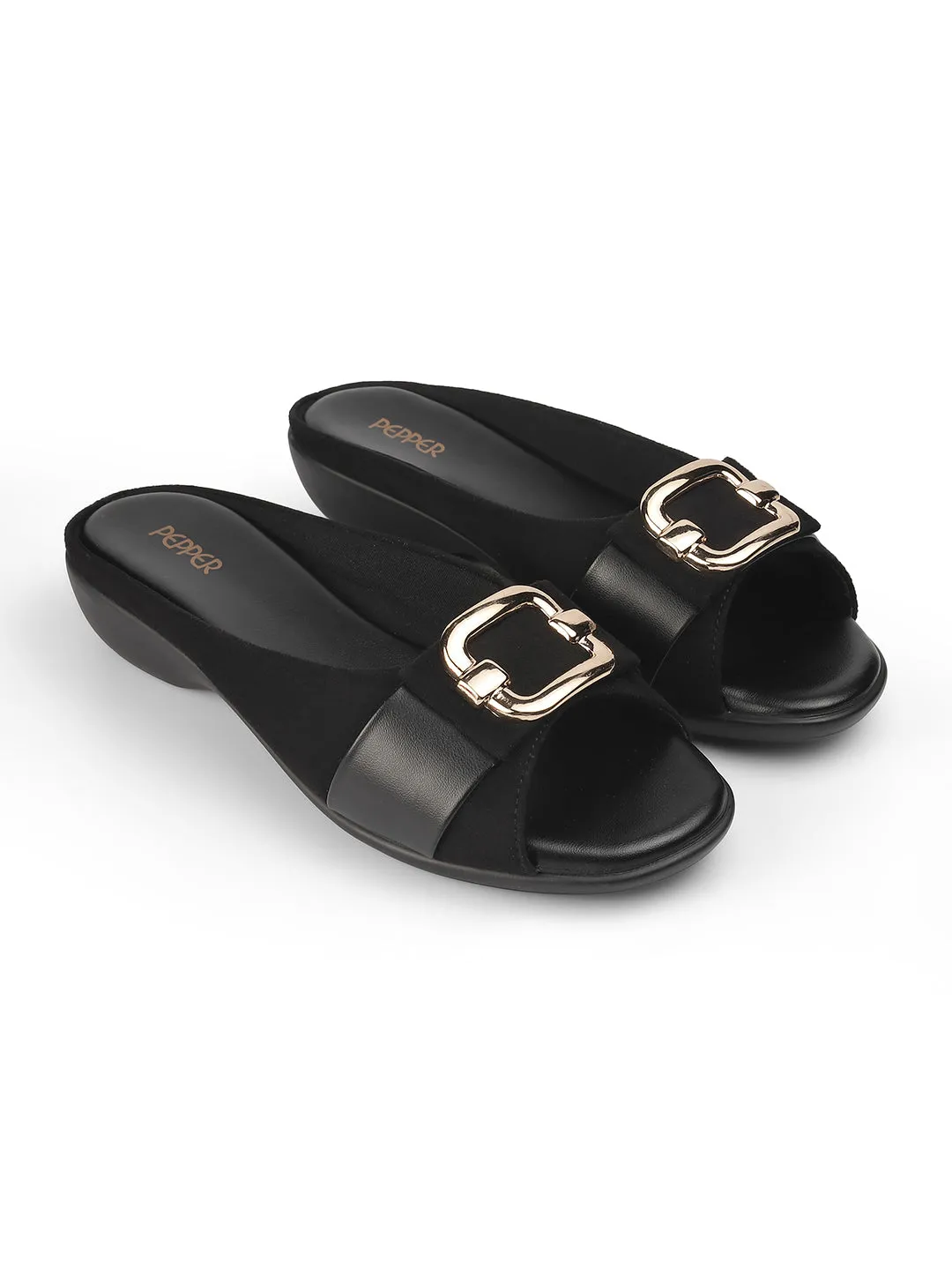 Round Toe Mules