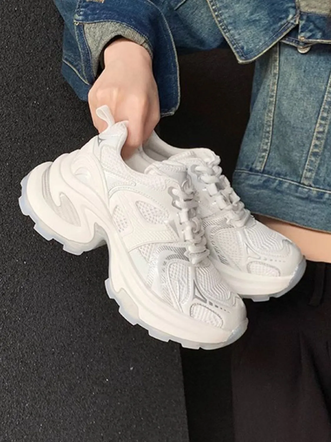 Round Toe Platform Athletic