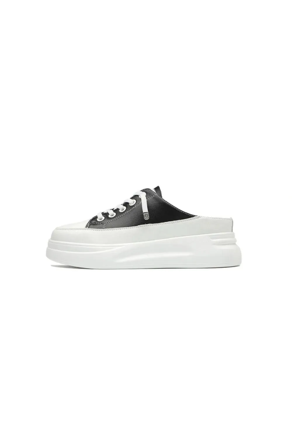 Round Toe Platform Slip On Sneakers