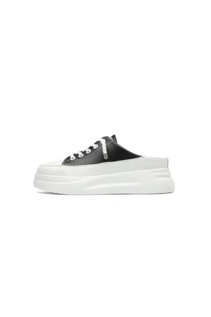 Round Toe Platform Slip On Sneakers