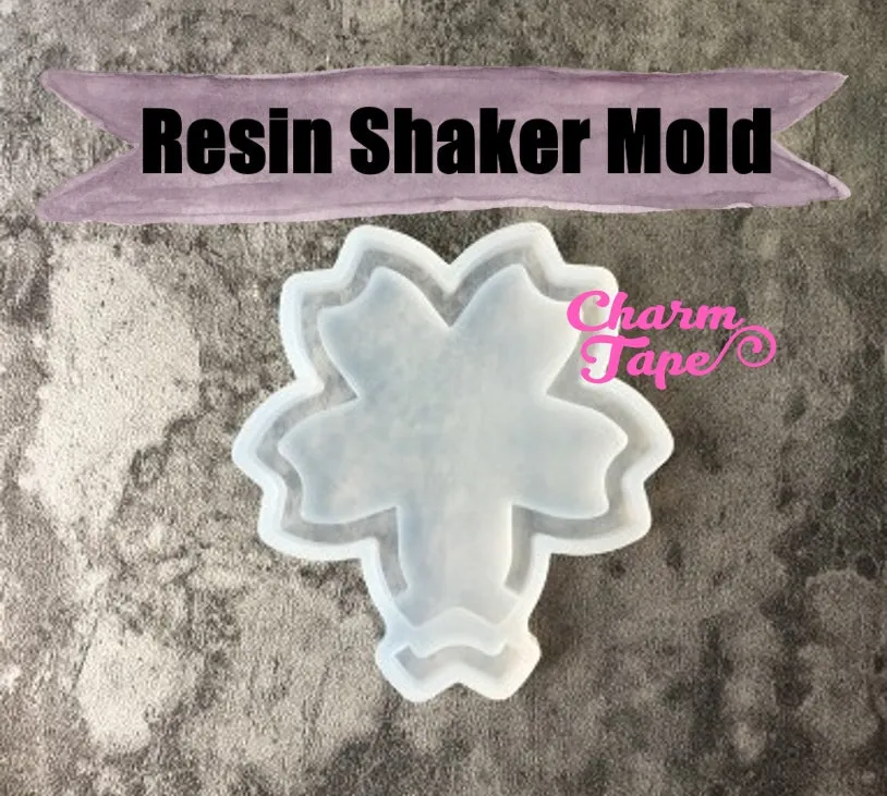 Sakura Cherry Blossom UV Resin Mold, Resin Shaker Mold, Epoxy, Shaker Mold Silicone Silicon flexible mold S003