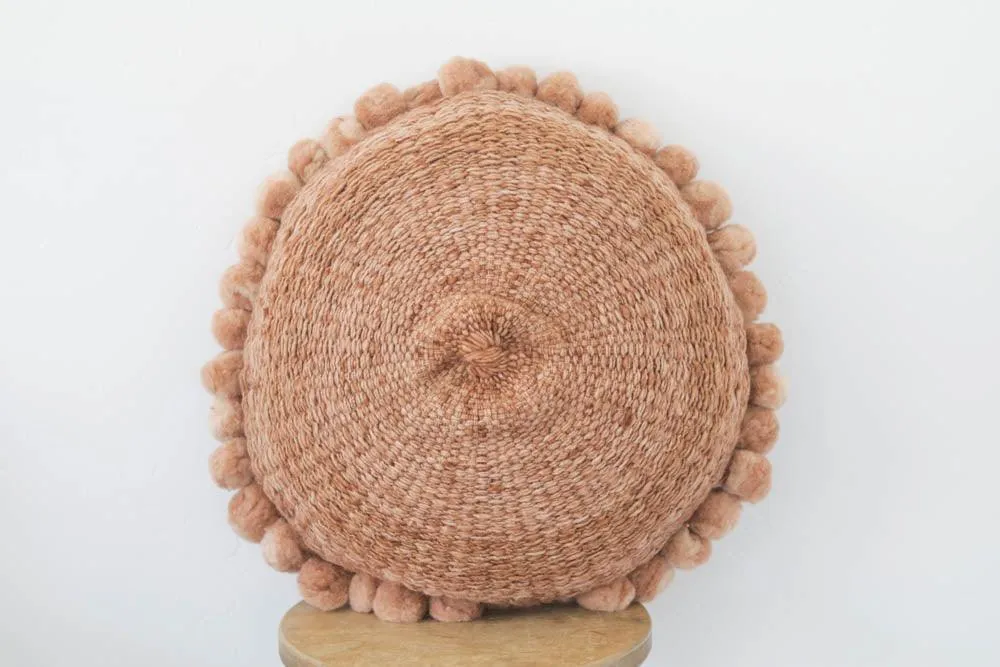 Salta Pom Pom 20" Pillow in Amber