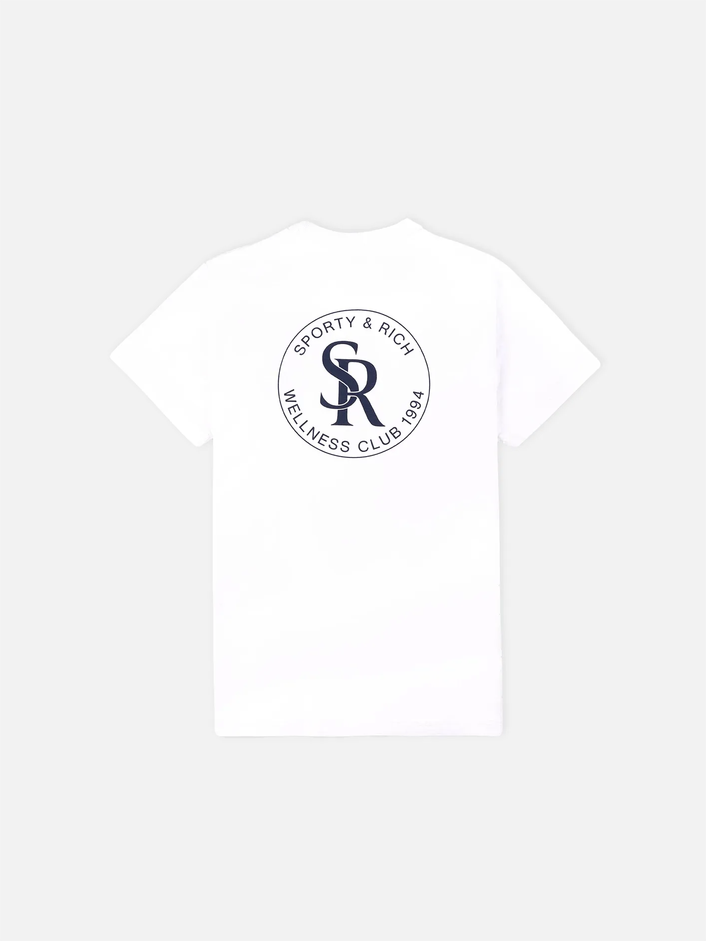 S&R T-Shirt - White/Navy