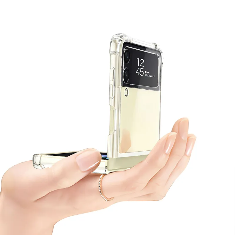 Samsung Galaxy Z Flip 4 5G Case Airbag Corner Hard Silicone Cover