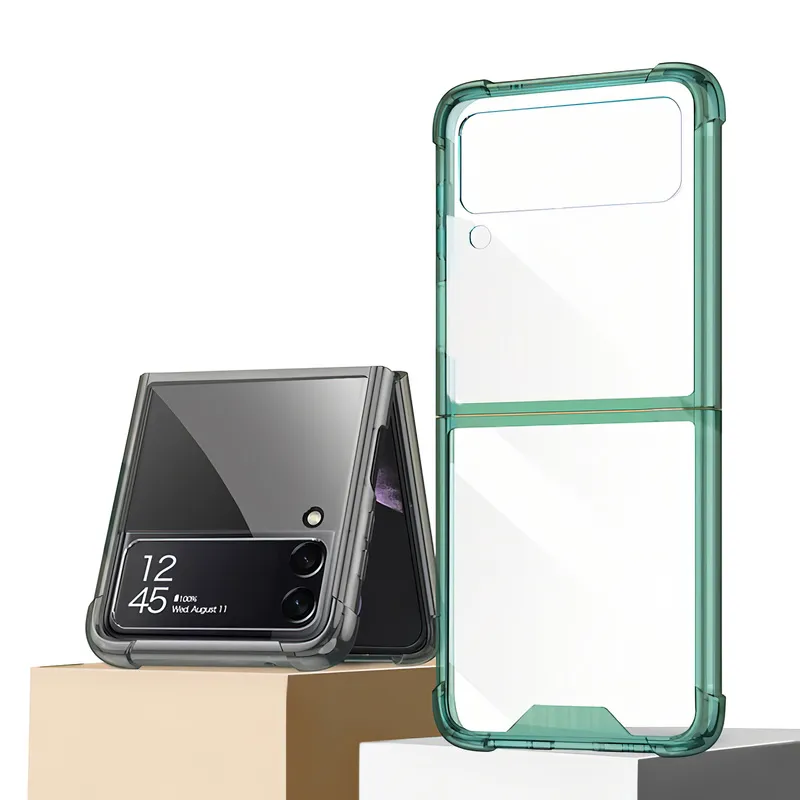 Samsung Galaxy Z Flip 4 5G Case Airbag Corner Hard Silicone Cover