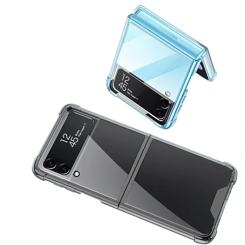 Samsung Galaxy Z Flip 4 5G Case Airbag Corner Hard Silicone Cover