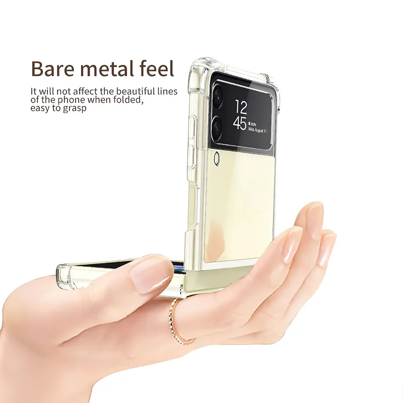 Samsung Galaxy Z Flip 4 5G Case Airbag Corner Hard Silicone Cover