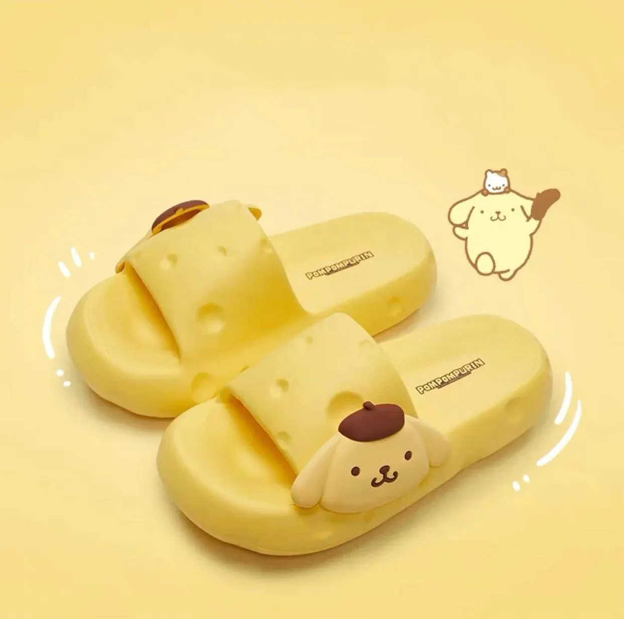 Sanrio Cheese Slippers