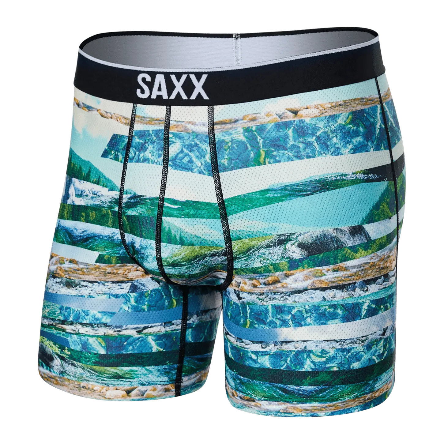 Saxx Volt Boxers - River Run Stripe - Multi
