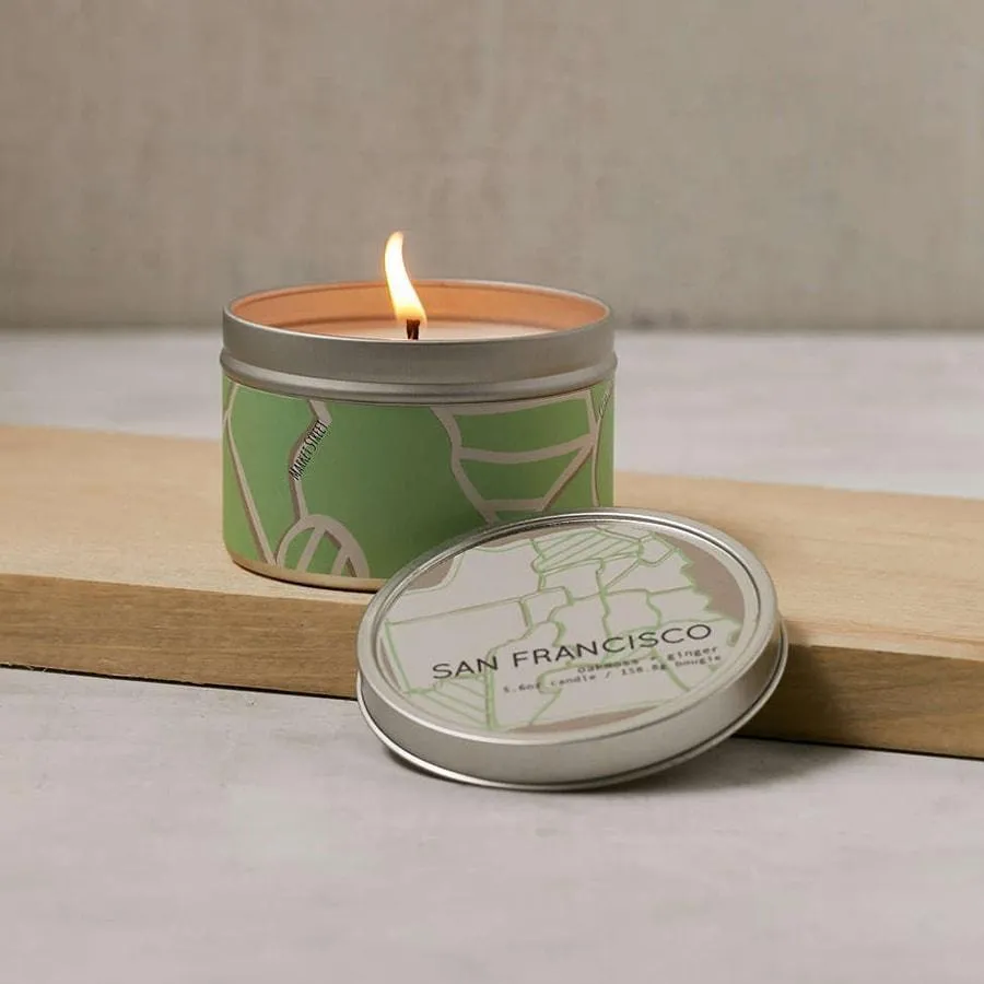 Scapes Tin Candle