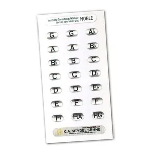 Seydel Key sticker set 1847 NOBLE (G-HA)