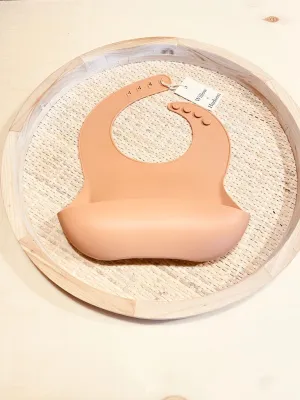 Silicone Bib - Blush