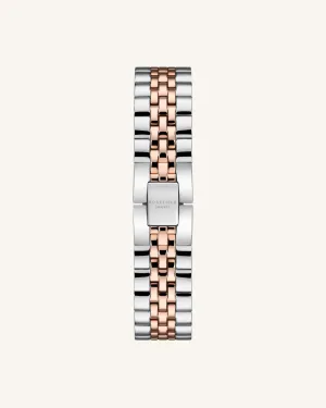 Silver Rose gold Strap