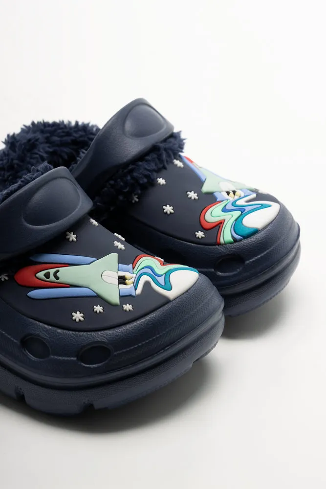 Spaceship Clogs Navy