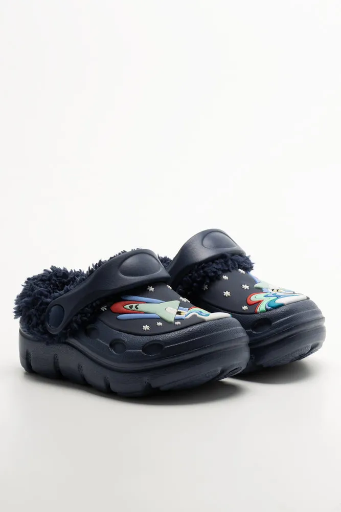 Spaceship Clogs Navy