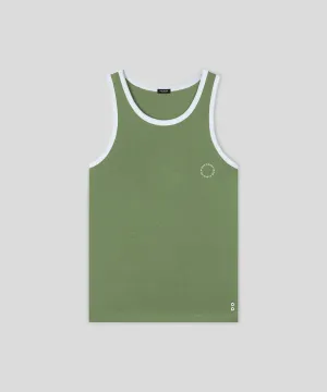 Sports Ribbed Tank Top: Cactus