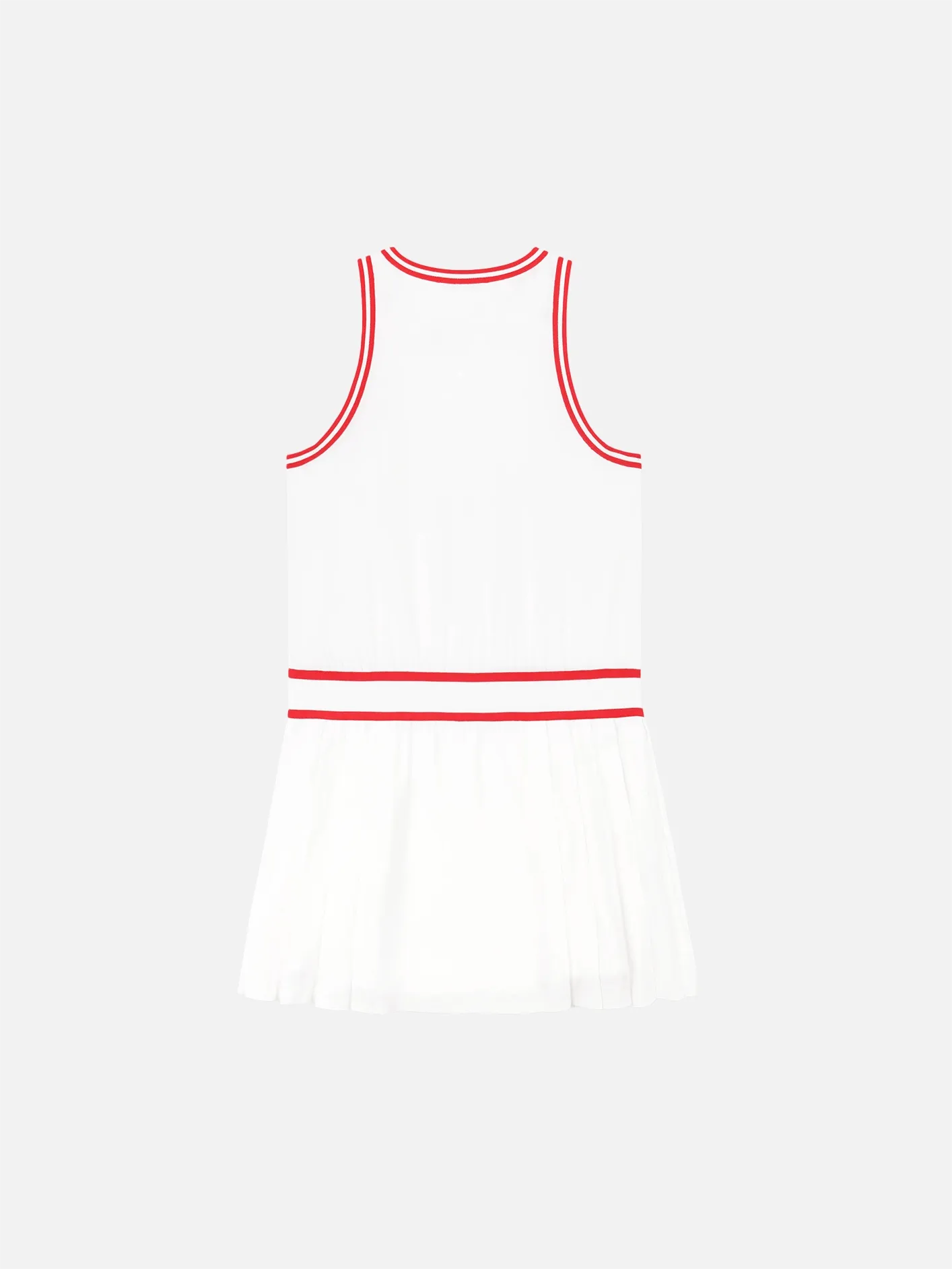 SRC Phoebe Dress - White/Bright Red