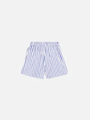 SRC Poplin Shorts Navy/White Large Stripe/Navy
