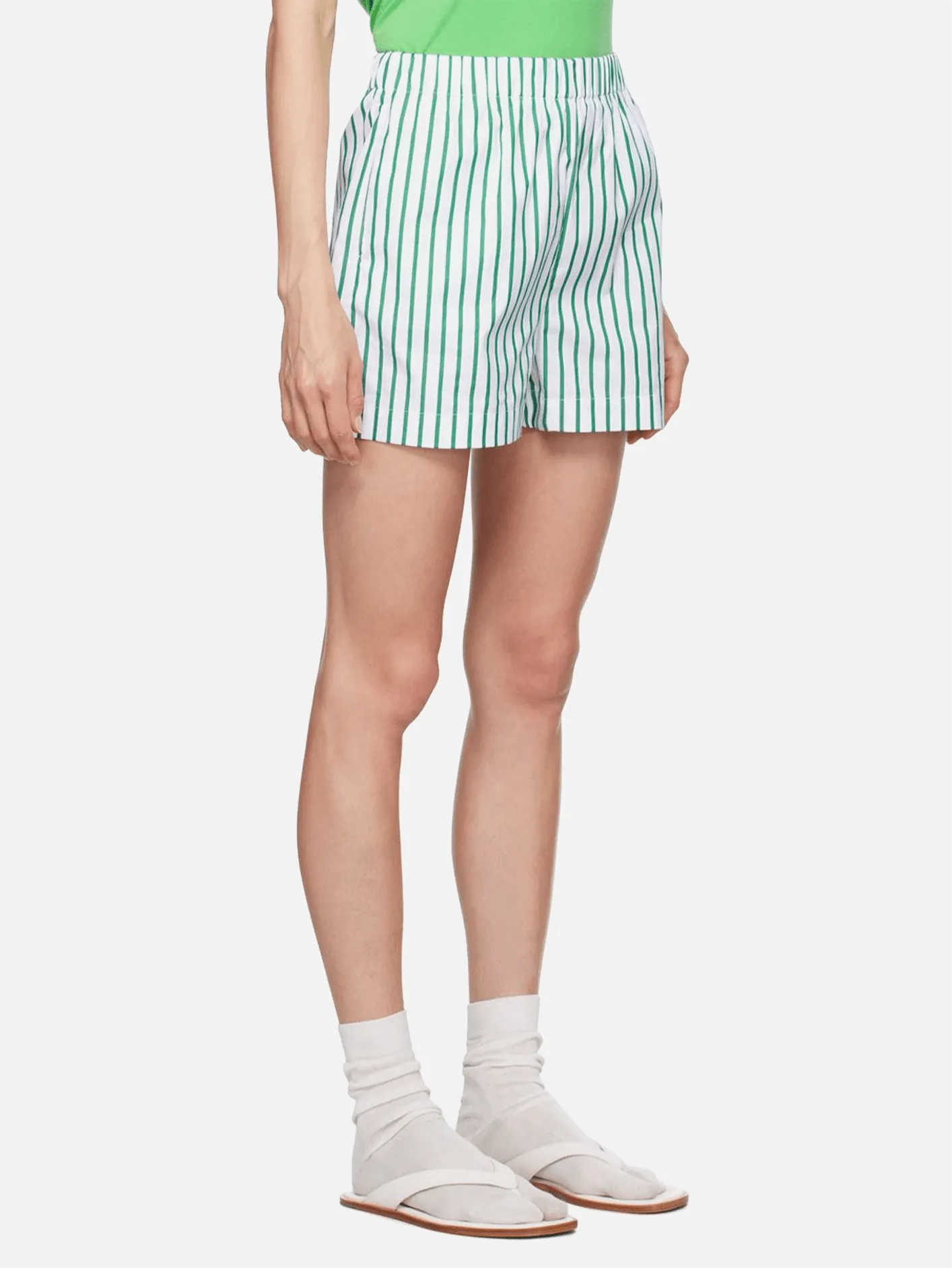 SRC Poplin Shorts - Verde/White