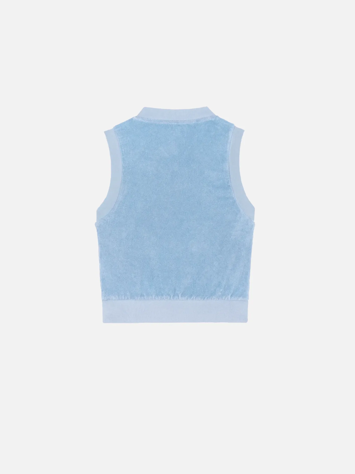 SRC Terry Vest - Sky Blue/White