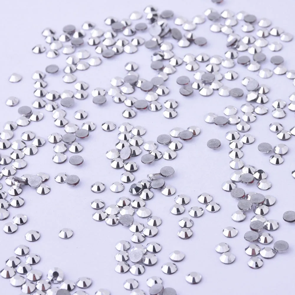 SS3 1440PCS Silver Non Hot Fix Crystal, Flat Back 3D Rhinestones DIY Phone case Nail art design deco supplies