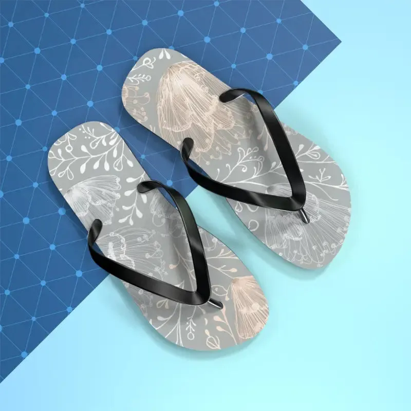 Step Into Summer with Chic Delicate Flowers Flip Flops